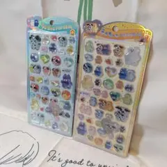 【正規品】mojojojo モジョジョジョ うるちゅるポップシール 2枚セット