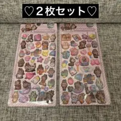 ラブブ　ボンボンドロップシール　ステッカー　平成女児　ズッ友　ウォーターシール
