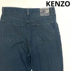 美品 KENZO デニム ワイドパンツ 葛飾北斎 85cmのサムネイル