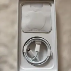 Apple Lightning typeC ケーブル 約1メートル ホワイト