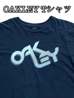 y2k oakley プリント　ロゴ　Tシャツ　XL 黒　ブラック　00s