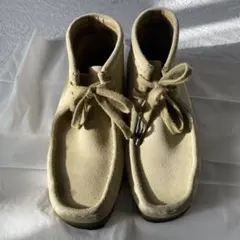 クラークス　ワラビー　ベージュ