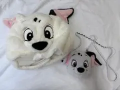 ディズニー　101匹わんちゃん　ファンキャップ　ショルダーバッグ