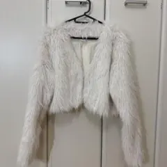 Dazy ファーコート ホワイト XL