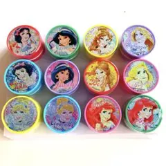 ディズニープリンセス スタンプ ハンコ12個セット