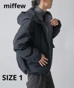 miffew（ミフュー）HOODED DOWN JACKETブラックサイズ1のサムネイル