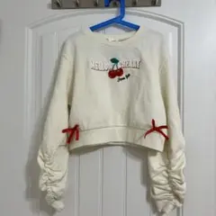 未使用に近い　ジェニイラブ　裏起毛トレーナー 140cm