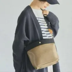 【美品】TOPKAPI 撥水　リプル ナイロンポーチ付き ショルダーバッグ