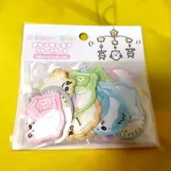 ちいかわ　ベビー　おしりもっちりフレークシール　ハチワレ　ウサギ　モモンガ