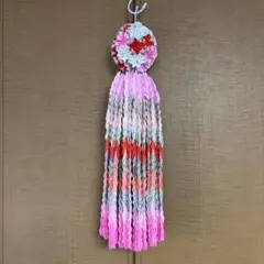 折り紙 千羽鶴 くす玉 吊るし飾り レインボーカラー - メルカリ