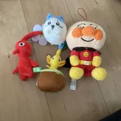 ぬいぐるみセット アンパンマン ピクミン　ハチワレ