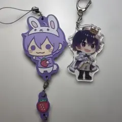 すとぷり　STPR ななもり。　ラバーストラップアクリルキーホルダー　まとめ売り