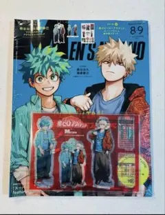 シュリンク付　ヒロアカ＊メンズノンノ＊アクリルスタンド&ステッカー付録