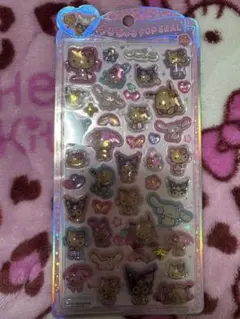 サンリオキャラクターズ日焼けサマー うるちゅるポップシール　ボンボンドロップ