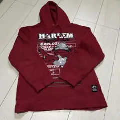 HARLEM グラフィックパーカー 27 赤　トレーナー