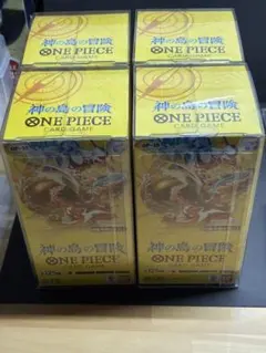 ONE PIECEカードゲーム 神の島の冒険 4BOXセット テープありです