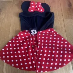 ミニー　フリース　ポンチョ