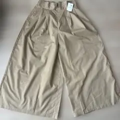 earth music&ecology ワイドパンツ ベージュ