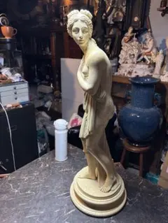 美人ビーナスオブジェ アンティーク 裸婦 ヴィーナス 置物 彫刻 約40cm