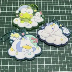 サンリオキャラクターズぷっくりラバマスグミ3点セット