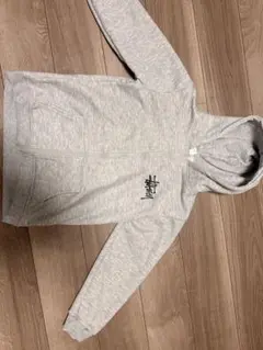 Stussy ジップアップパーカー グレー