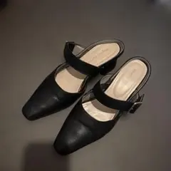 オリエンタルトラフィック　変形ヒールバックストラップパンプス41(25.5cm)