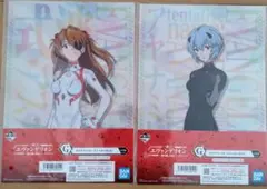 エヴァンゲリオン 一番くじ クリアファイル・ステッカーセット