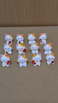 ミニチュア 招き猫 フィギュア 12体セット