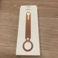 【純正】Apple AirTag Leather Loop サドルブラウン