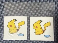 ポケモン デコキャラシール ピカチュウ 2点