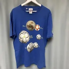 Adidas 公式球 Tシャツ Y2K 00s 万国旗タグ