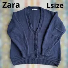 ZARA ザラ　プリーツスリーブニットジャケット　ニット　カーディガンのサムネイル