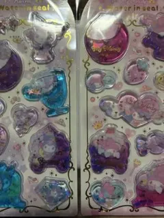 Sanrio Water in Seal クロミ マイメロディ 2枚セット