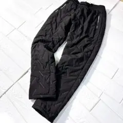 【超暖か！】【防寒性抜群！】裏フリースナイロンパンツ　黒　S 暖パン