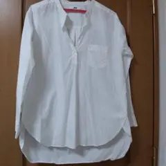 ホワイト 長袖 シャツ