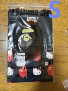 BAPE X HELLO KITTY COLLEGE MINI TEE 黒 S