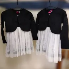 ラプンツェル　ワンピースドレス ボレロセット 130cm　2着セット