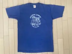 JER JERZEES (ジャージーズ) 半袖Tシャツ古着青Mサイズ熊bear