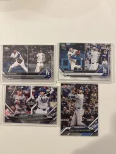 s*i様 【4枚セット】大谷翔平 Topps Now 2024 50/50 WS