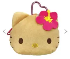 日焼けキティ カラビナ付き ぬいぐるみマスコット ハワイ