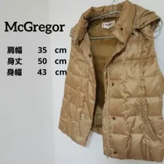 McGregor ベージュ ダウンベスト サイズ9