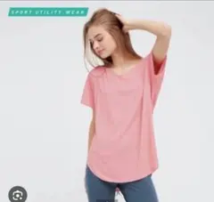 UNIQLOエアリズム シームレス Ｖネック ロング Ｔ