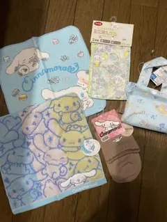 サンリオ　シナモロール　ハンドタオル　ソックス　エコバックなどまとめ売り