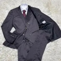 P.R.A.H タキシード　カジュアルスーツ　3ピース　ライトパープル　M