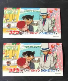 名探偵コナン × 東京ドームシティ ステッカー 2枚セット