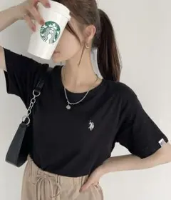 U.S. POLO ASSN. ワンポイント刺繍 ベーシック Tシャツ