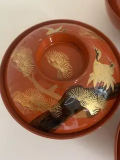 時代 能登輪島塗 鶴松 黒漆菓子椀 金蒔絵 和田栄一郎 10客セット 共箱 2025年最新】鶴松の人気アイテム - メルカリ