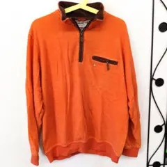 Hush Puppies オレンジ トレーナー L ハイカラー ハッシュパピー