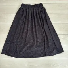 レディースドット柄 フレアスカート