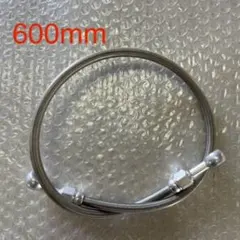 (DO680)ブレーキホース メッシュクリア サイズ：600mm シルバーのサムネイル